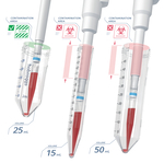 Tubos cónicos con SnapTec&trade; Tapa