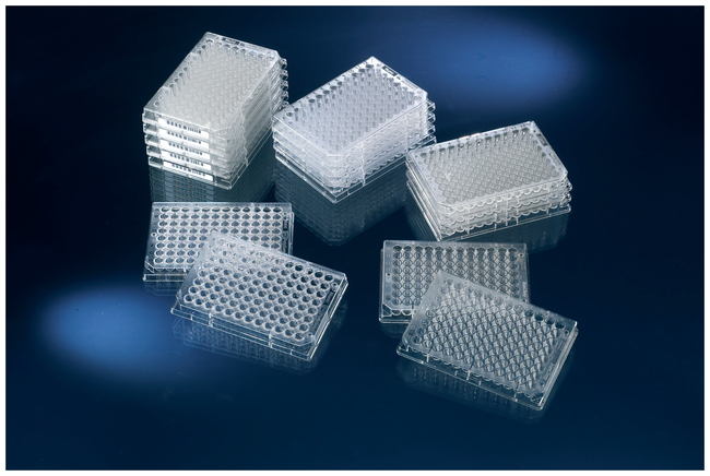 Microplaca de fondo plano Nunc™ MicroWell™ de 96 pocillos, con tratamiento Nunclon Delta